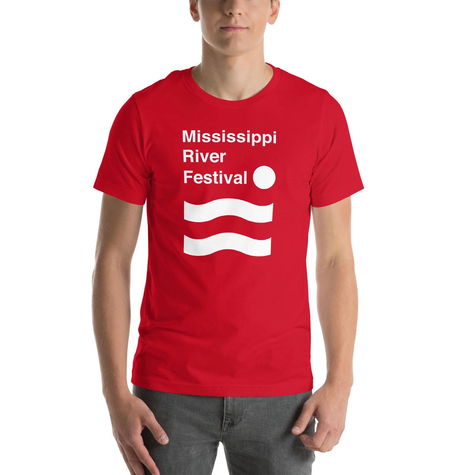 Mississippi River Festival Graphic Tee Shirt Unisex t-shirt S