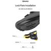 RIRO automatic road bike pedals Self-Locking nylon pedals with Cleat For Shimano SPD System black ultralight road bike pedals
