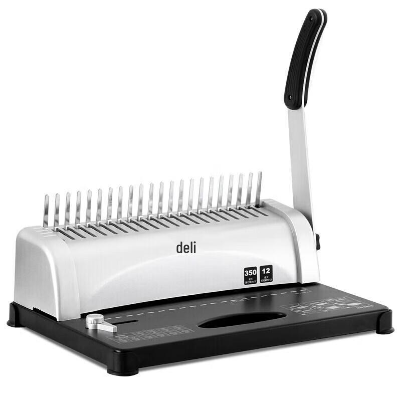 

Deli 3870 Manual Comb Binding Machine CN plug (adapter included)
