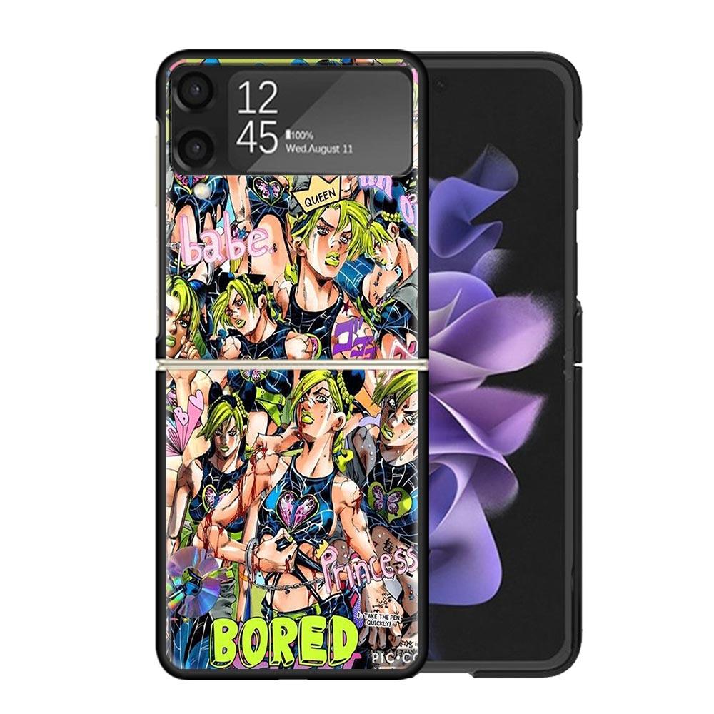 

JoJo s Bizarre Adventure Jolyne Cujoh Clear Phone Case For Samsung Z Flip 7 6 5 4 3 Galaxy ZFlip7 ZFlip6 ZFlip5 ZFlip4 ZFlip3 5G Samsung Z Flip 7