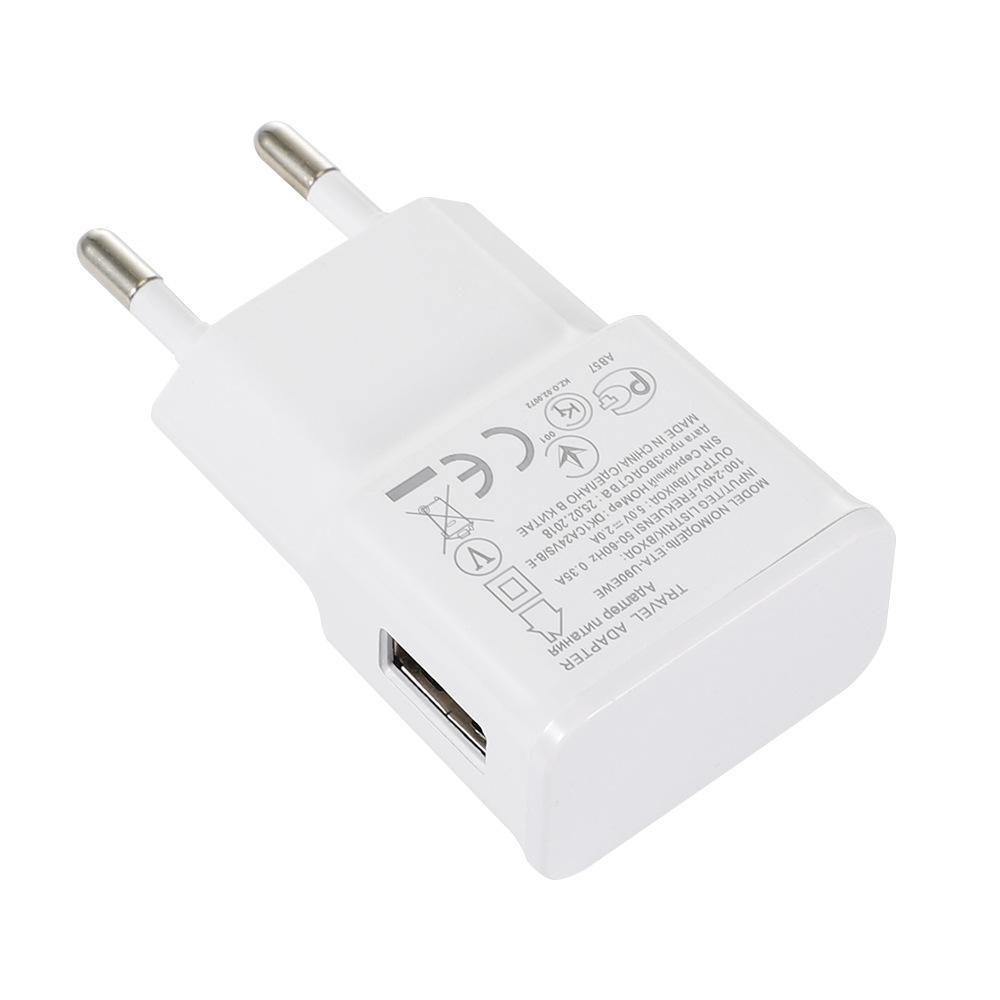 2A Single USB Charger for Android/Smart Tablets – EU/US Plug