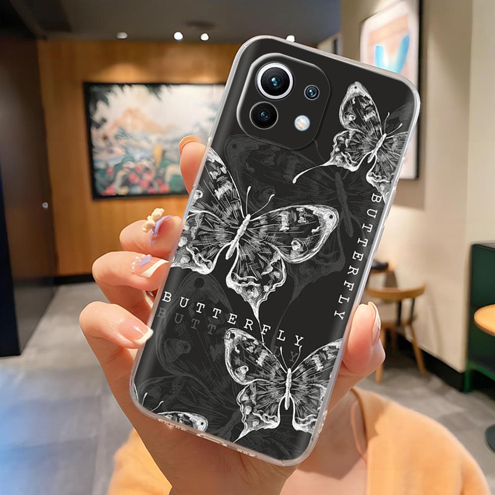 For Xiaomi Mi 11 Lite 5G Case Phone Cover Protection Back Cases For Xiaomi Mi 11 Lite 5G NE Silicone Casing  Mi11 Lite Fundas