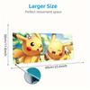 Pikachu Print  Cushion Non-slip Laptop Tablet Big Mousepad XXL Mat Mini PC Playmat With Lock edge
