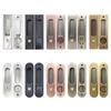 Invisible Door Lock Balcony Wooden Sliding Door Lock With Key Kitchen Bedroom Sliding Door Sliding Door Built-in Hook Lock