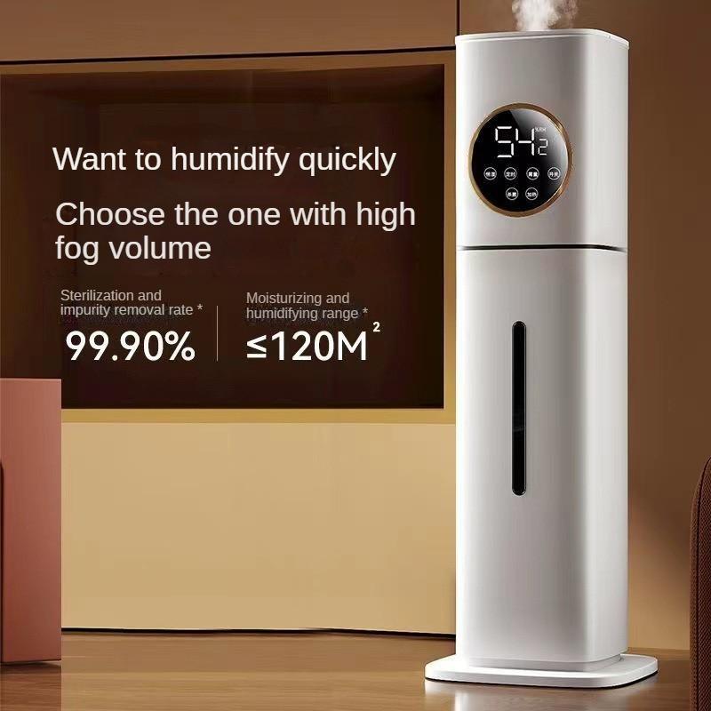 28W Fog Air Humidifier Household Heavy Air Conditioning Room Large Capacity Silent Spray Machine Bedroom Sterilization And Purification Humidifier
