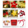 50cm Mini Christmas Tree Desktop Ornaments with Lights Christmas Tree Set Christ