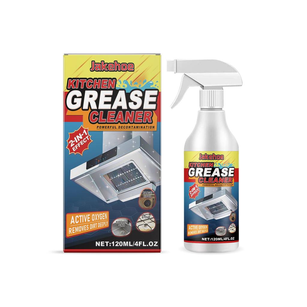 Kitchen Grease Cleaner Household Heavy Duty Grease Cleaner Kitchen Stovetop Stain Remover Foam Cleaner