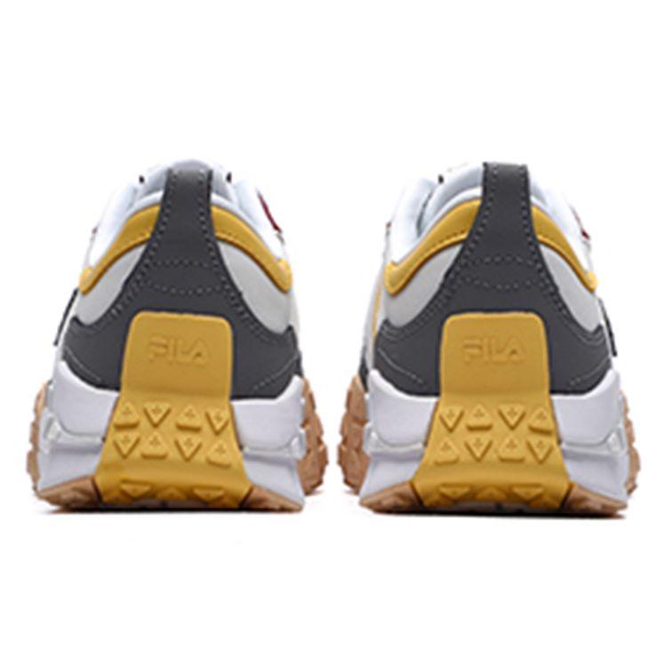 FILA Brick Fabric Synthetic Leather Two-Layer Cowhide Comfortable Sports Low-Top Lifestyle Shoes Women sneaker Gray F12W211119FNQ