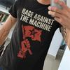חולצת טי Rage Against the Machine | חולצת מוזיקת רוק | התעוררו | הרג בשם | מרצ'נדייז של Rage Against the Machine | חולצת טריקו מכותנה לגברים וילדים