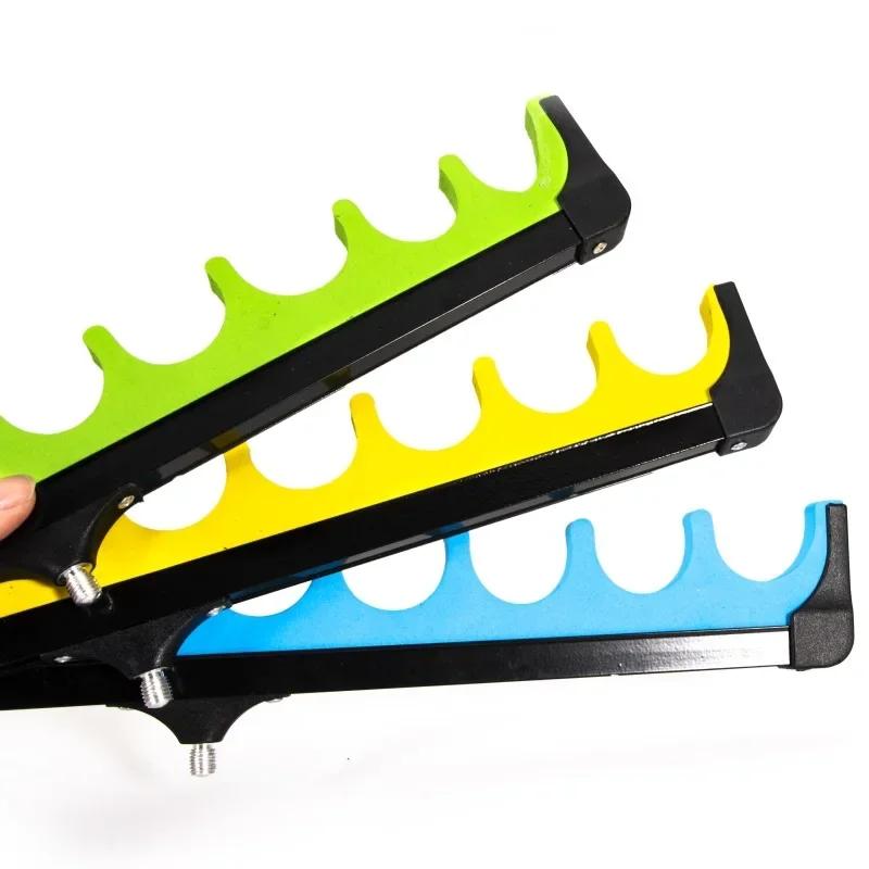 Supporto Pod per Feeder da Pesca Supporto per Canna da Pesca Treppiede Universale Appoggio per Canna Testa Staffa Banca Accessori da Pesca Esterni