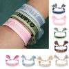 Love Pattern Woven Bracelet Bohemian Adjustable Handmade Tassel Rope Bohemian Bracelet Ladies Girls Bracelets Jewelry