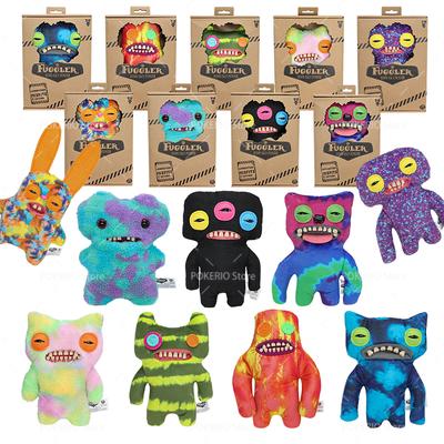 New Original Fuggler Funny Ugly Monster Plush Wide Eyed Weirdo Sasquoosh Munch Toys Collectors Edition Laboratory Monster Toy