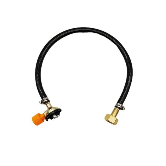 Gas Refill Adapter Leakproof Heat-resistant Universal Reusable Easy Installation Rubber Camping Stove Propane Refill Adapter Pipe Tube Camping