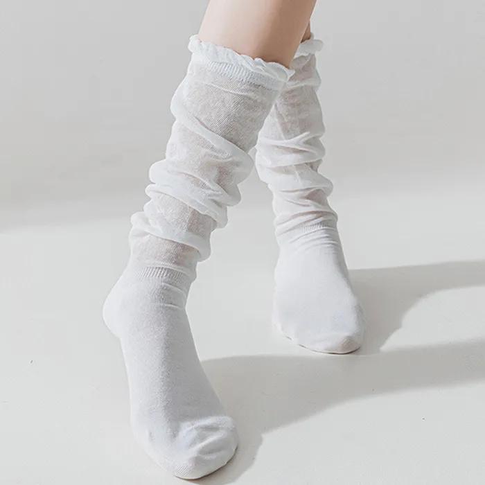 See-through long socks 4 colors