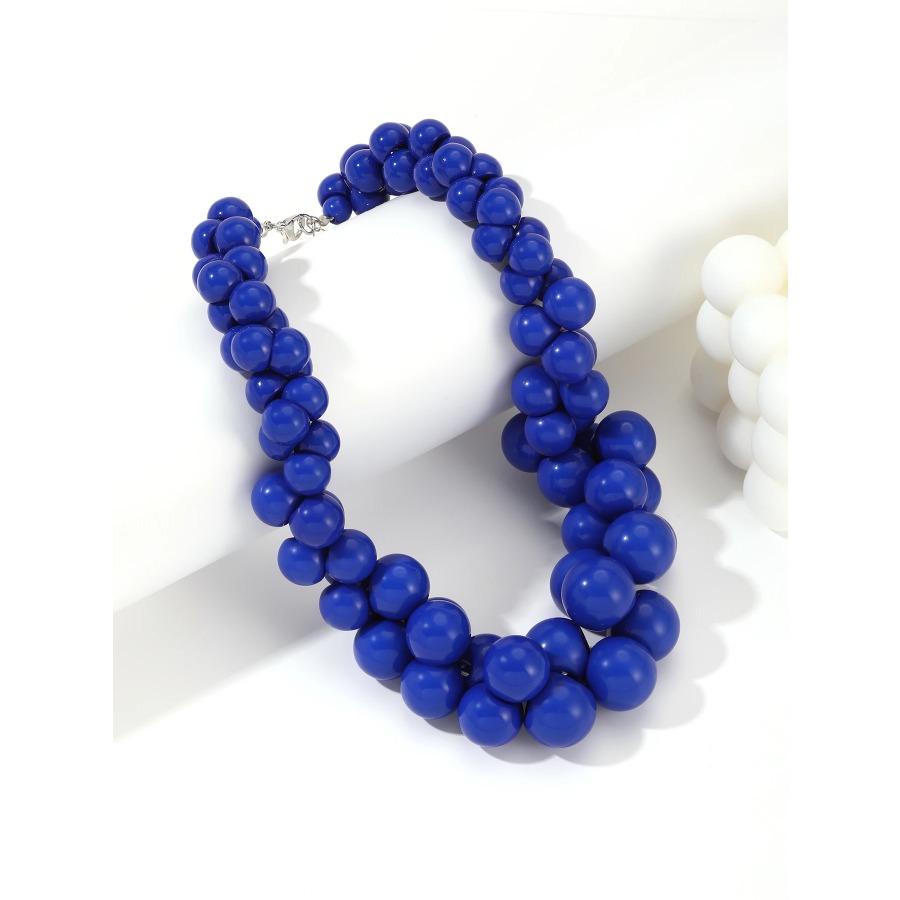 Colorful Mixed Size Beads Necklace Fashion Jewelry Ladies Party Necessary