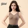 Invisible Vest Seamless Autumn Winter Women Thermal Warm Camisole Slim Fit with Built-in Bra Sleeveless