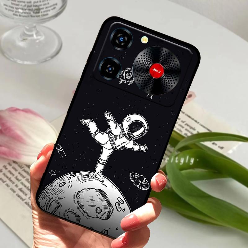Per custodia telefono ZTE nubia Music 2 4G Music2 Cover Posteriore in Morbido Silicone Per Nubia Music Lusso Moda Protettiva Coque Fundas