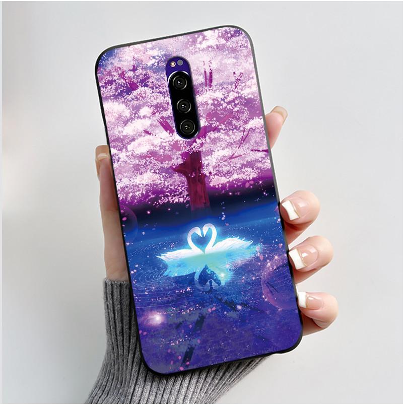 Case For Sony Xperia 1 XZ4 Casing Aesthetic Fashion Cute Cat Black Silicone Soft Shockproof Phone Cover For Sony Xperia 1 Case