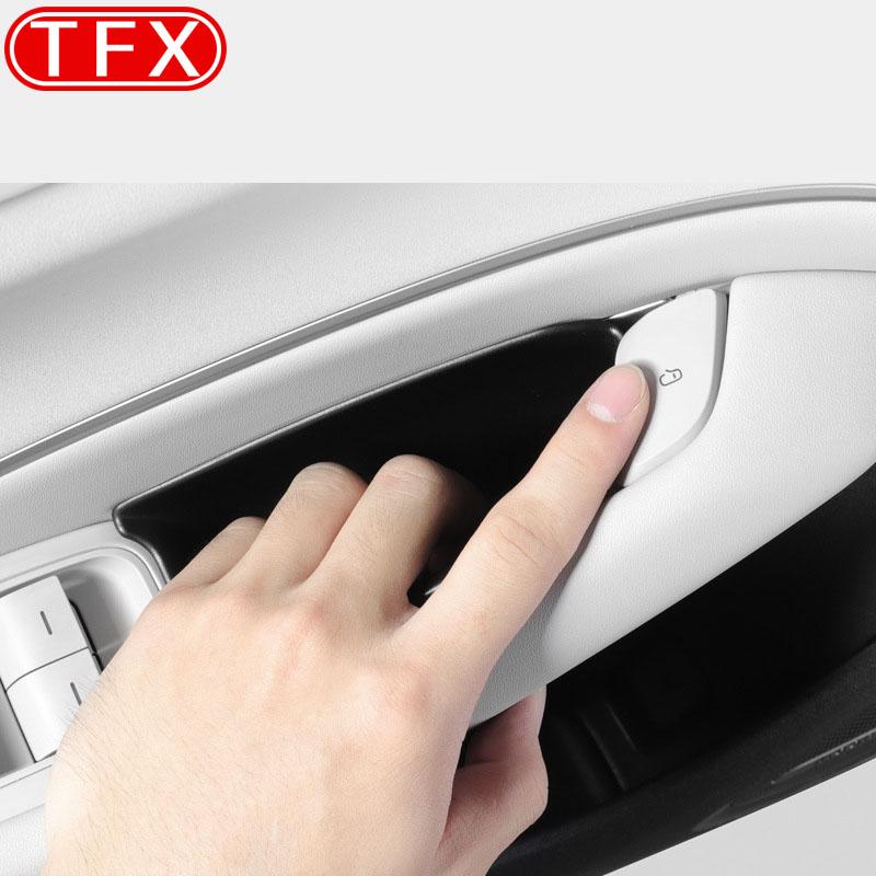 For Xiaomi SU7 2024 2025 Car Styling Interior Door Handle Box Door Edge Box Door Slot Storage Box Auto Decorations Accessories