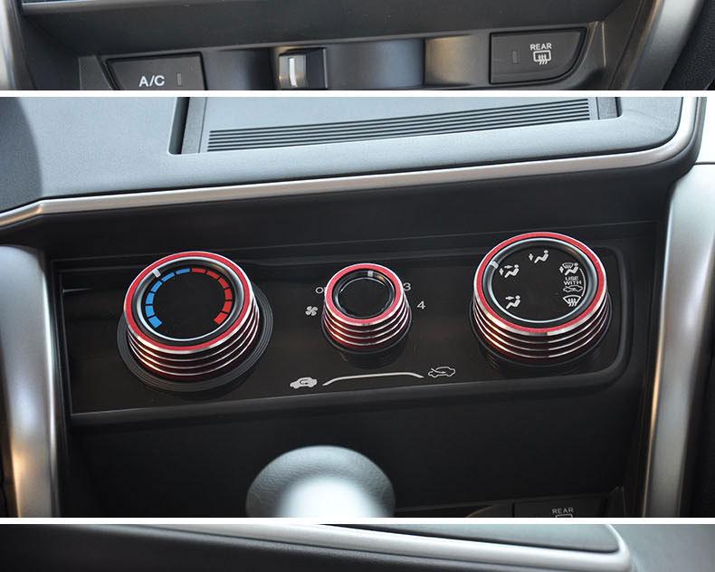 Honda Fit 14-18 A/C Knob Decor Ring for Center Console