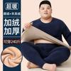 Couple Sherpa Fleece Thermal Underwear Set Plus Size Warm Cold Resistant Winter