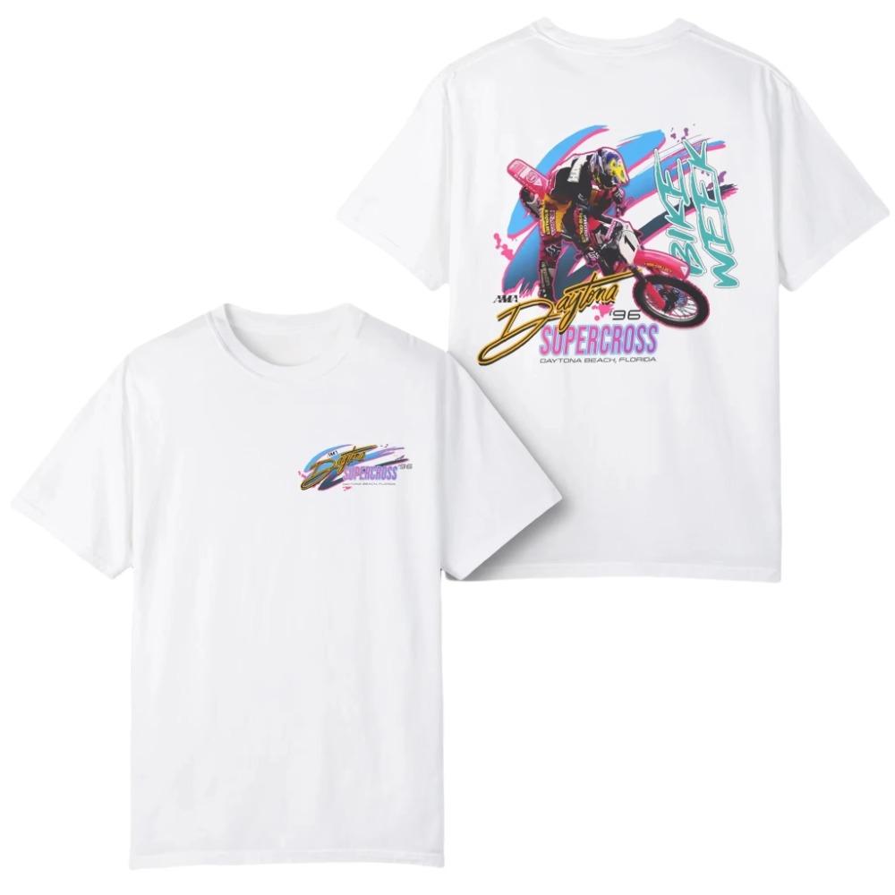 Supercross Indianapolis T-Shirt Men Women Cotton Tees Dirt Bike Racing Short Sleeve Summer Tops Men's T-shirt Streetwear