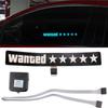 Wanted 5Star Glow Panel Electric Marker Lamp LED Light Sticker Flashing