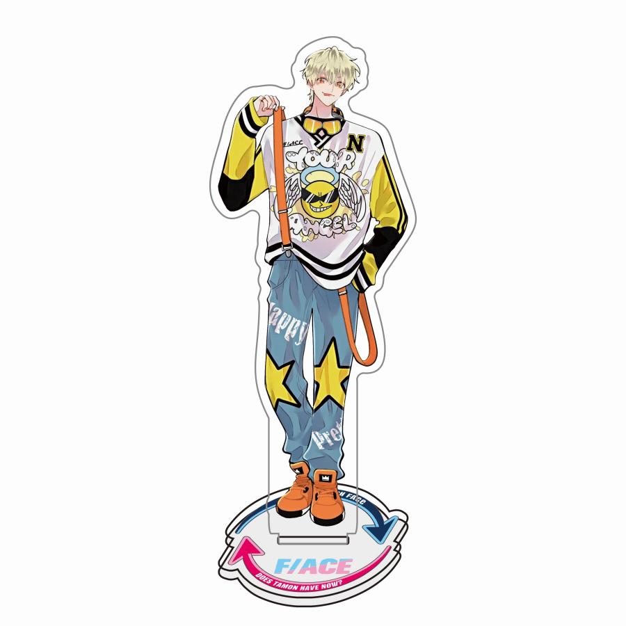 Anime Tamon-kun Ima Docchi!?/Tamon's B-Side Acrylic Stand Keychain Tamon Fukuhara Utage Kinoshita Double Sided HD Print Ornament