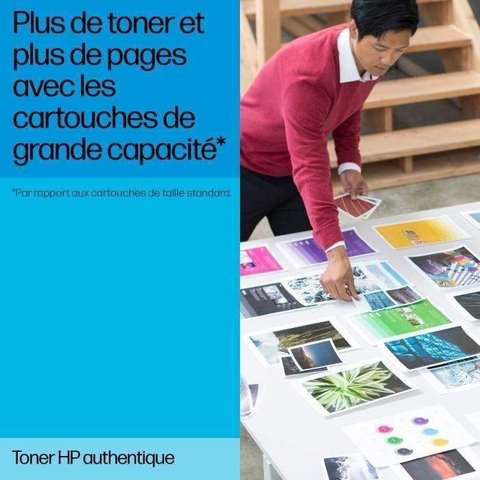 TONER HP 125A (CB542A) Jaune - Cartouche Authentique Pour Imprimantes HP Color LaserJet CP1215/CP1515/CP1518/CM1312MFP