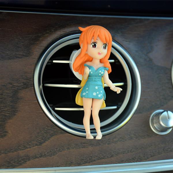 One Piece Luffy Car Dashboard Figure Air Vent Perfume Gift Box
