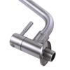 Wall Mounted Sink Water Tap Stainless Steel Single Cold Water Faucet  Wash Vegetables