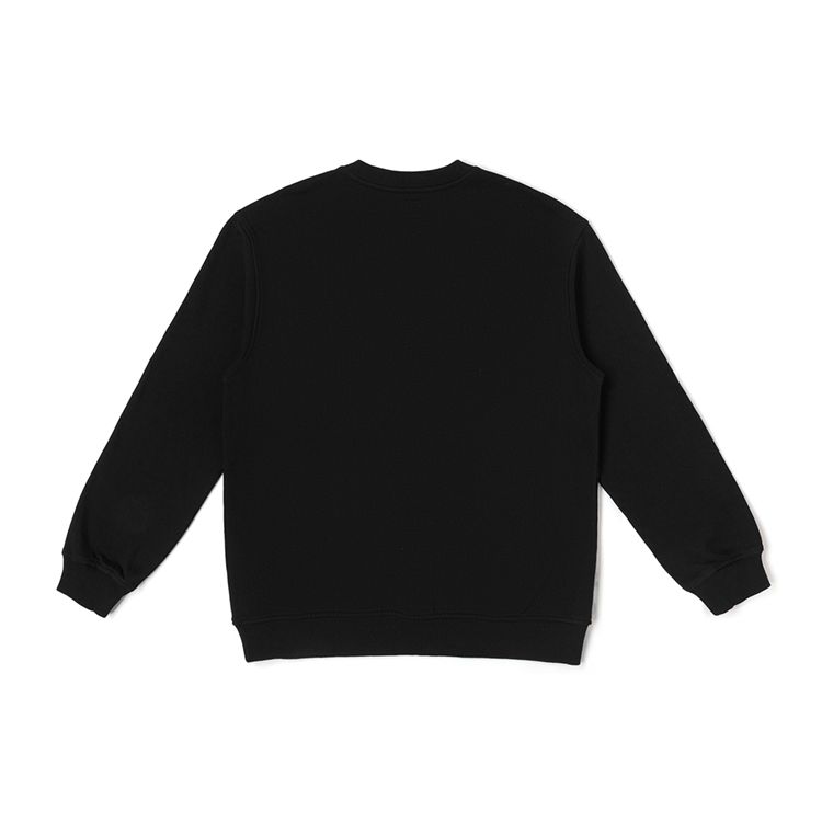 Lee Xline Series FW23 Comfortable Round Neck Logo Print Trendy Sweatshirt Men Sweatshirt Black LMT007094204177K11000
