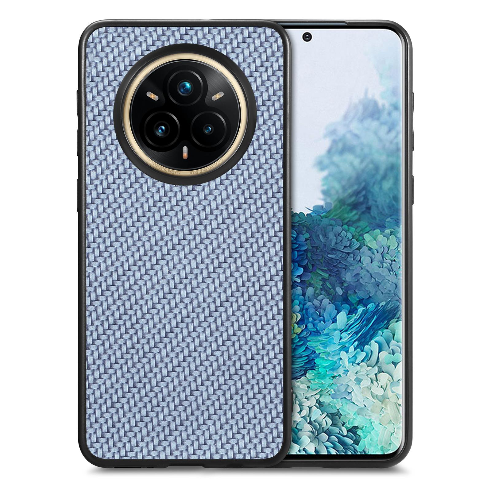 

Для Realme 14 Pro 5G Чохол Текстура вуглецевого волокна PU+PC+TPU Задня кришка телефону B