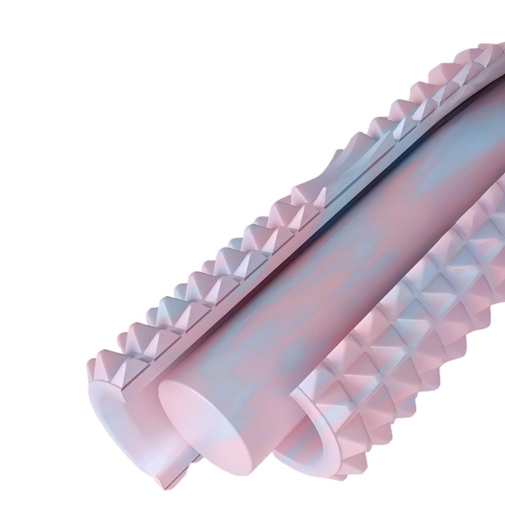 Professional Foam Roller and Crescent Yoga Massage Set