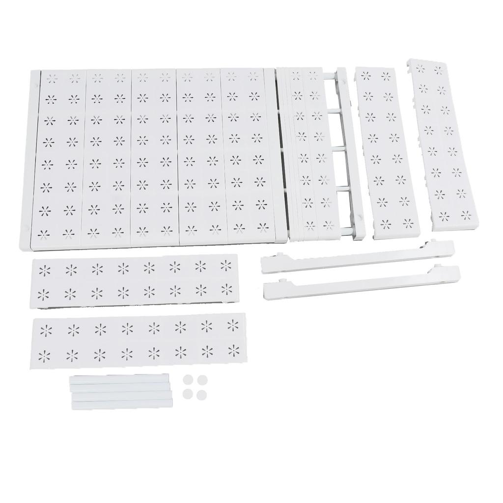 Expandable Closet Shelf Storage Rack Easy To Install High Load Bearing Capacity Space Saving