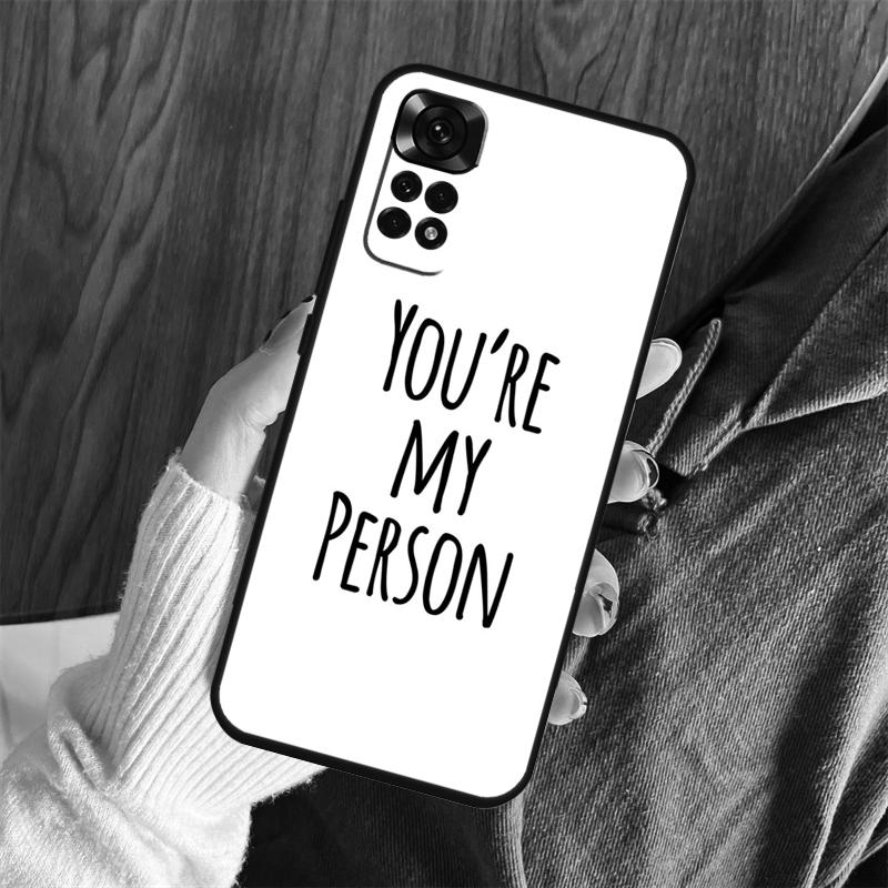 Anatomía de Grey Eres mi persona Funda Para Xiaomi Redmi Note 14 Pro 13 12 11 10 15 Pro Plus Redmi 13 C 15 10C 12C 14C 15C Cubierta