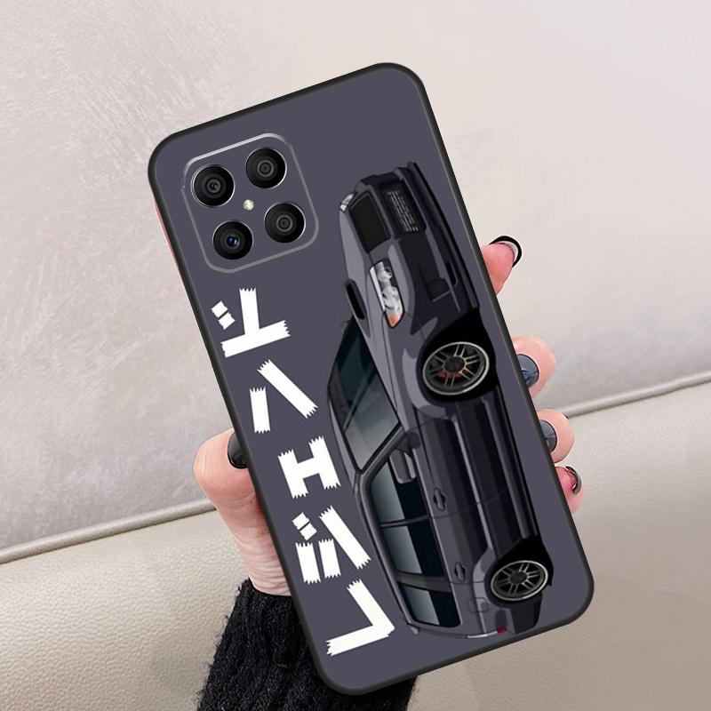 Tokyo JDM Drift Sport Car Case For Honor Magic 5 Lite X7a X8a X9a X6 X7 X8 X9 8X 10 50 70 90 Lite Magic 4 Lite Cover