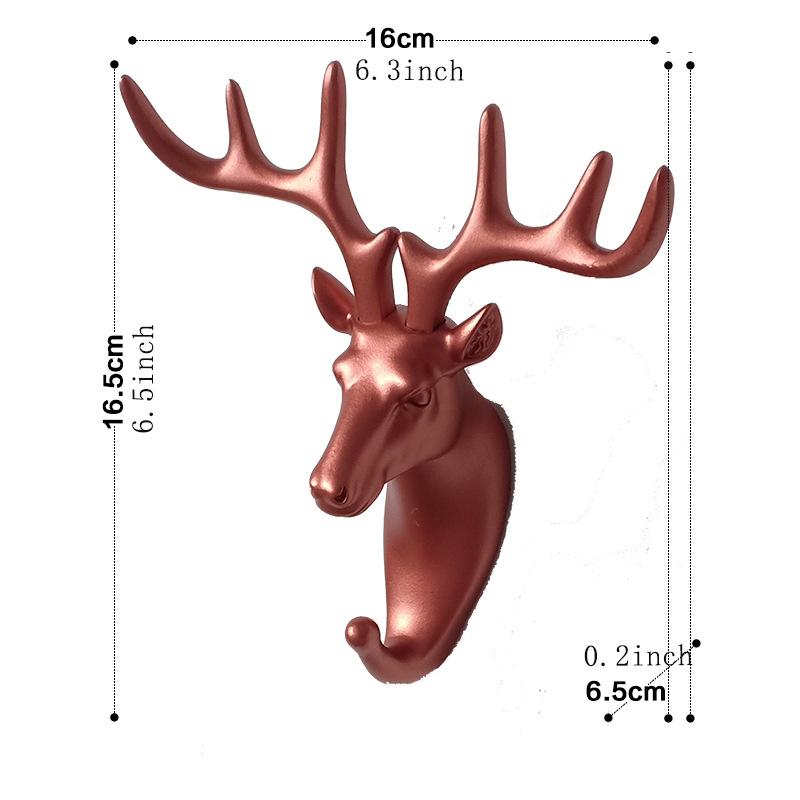 Wandhaken, Tierkopf-Rack, Mantelkappen, Wandaufhänger, Pferd, Giraffe, Elch, Elefant, Haken, dekoratives Dekor, Badezimmer-Accessoires