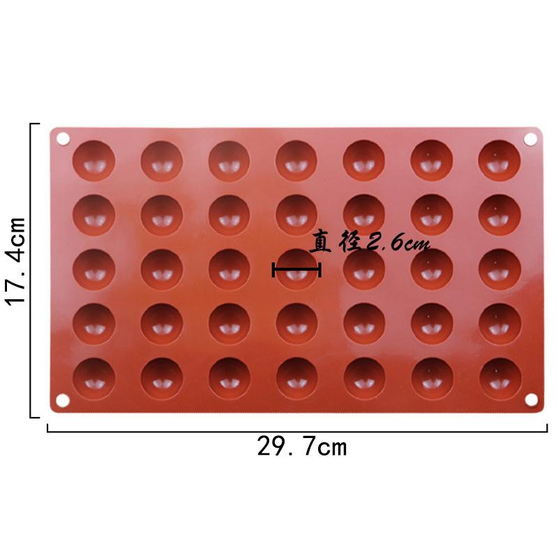 Semi Sphere Silicone Mold For Baking Half Ball Chocolate Candy Dome Mousse Cake Pastry Tools Round Fat Bombs Kitchen Supplies