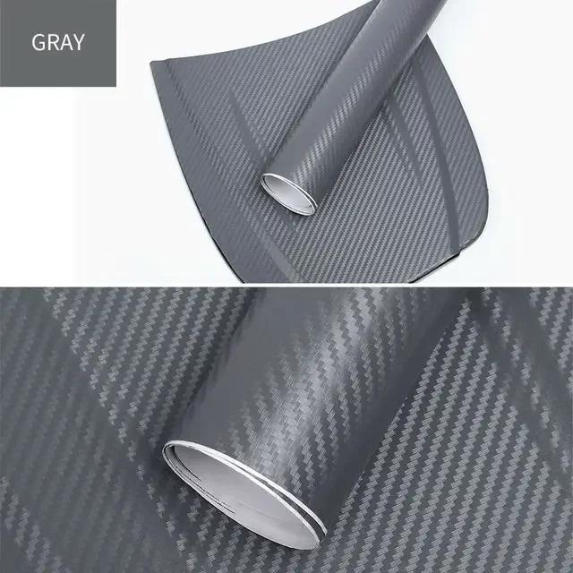 3D Carbon Fiber Vinyl Film 127X30cm Car Stickers Waterproof Car Styling Wrap Auto Vehicle Detailing Car Motorcycle Accessories