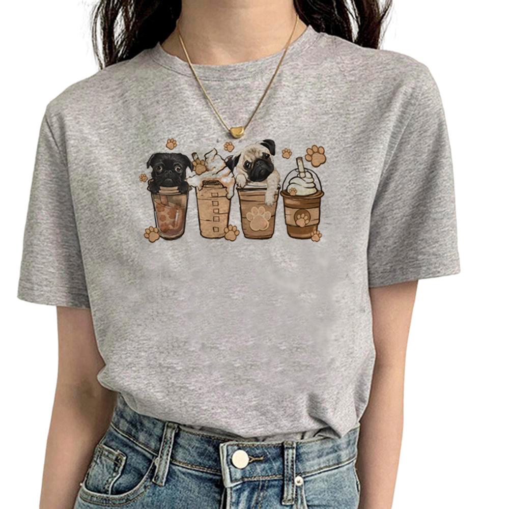 Pug T Shirt Women Funny Summer Streetwear T Shirt feUnisex Streetwear Designer Funny Clothes