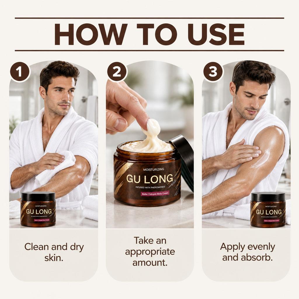 Men Cologne Body Cream 150g Jar Shea Butter Cocoa Butter Plant Oil Body Care Cream