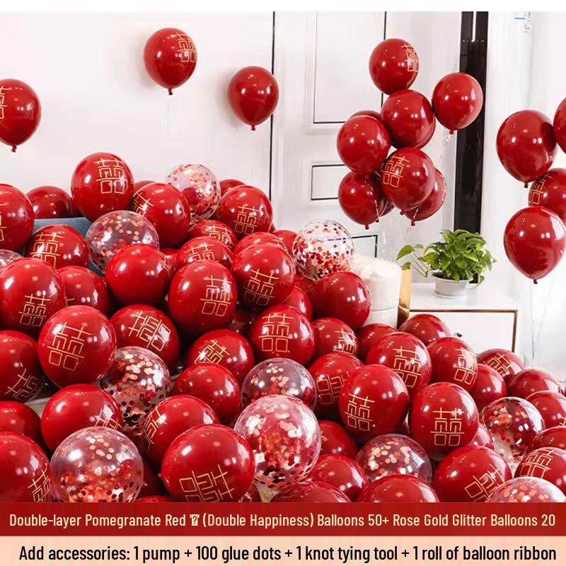 Zilaiqu Bruiloft Kamer Decoratie Ballonnen Set