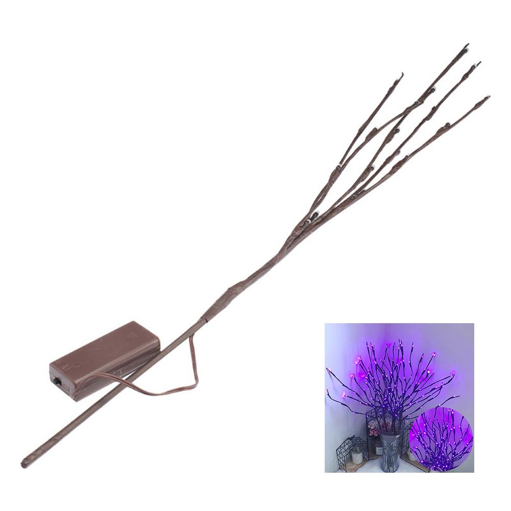 

5 шт. светодиодных ламп-веток 20 лампочек на батарейках для украшения дома, рождественской вечеринки, свадьбы, новогоднего праздника