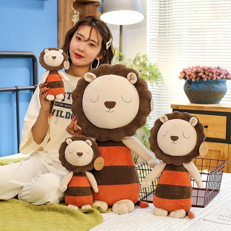 Cartoon Nordic Little Lion Doll Plush Toy Children'S Room Decoration Soothes Doll Girl