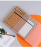 A5 Coffee Cork Texture Notebook Gift Set with Custom Logo Printing
