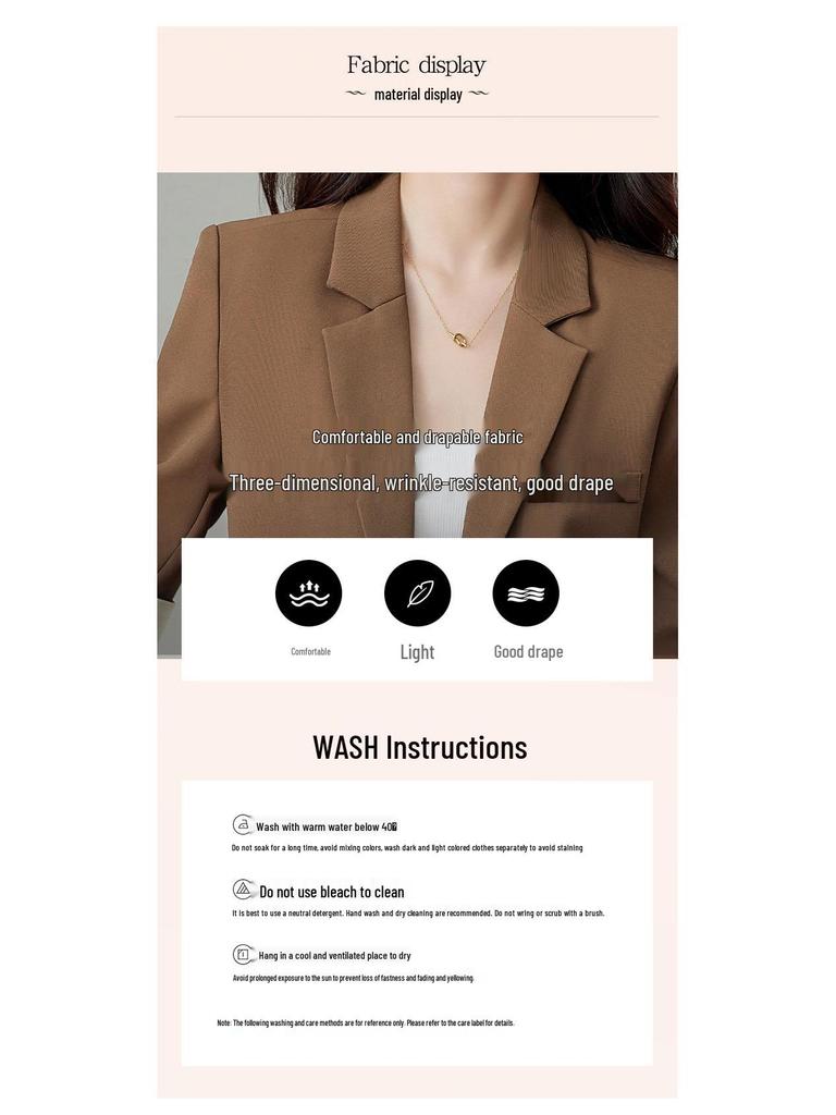 Women's 2025 Professional Temperament Blazer Set - New Spring & Autumn High-End Workwear Style