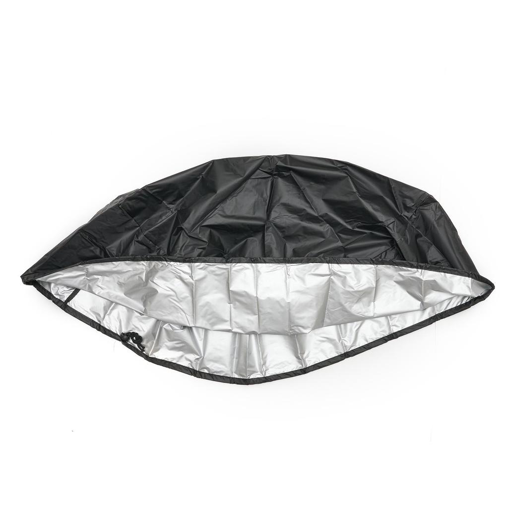Waterproof BBQ Grill Cover Round Fire Barbecue Protector Home Patio Garden