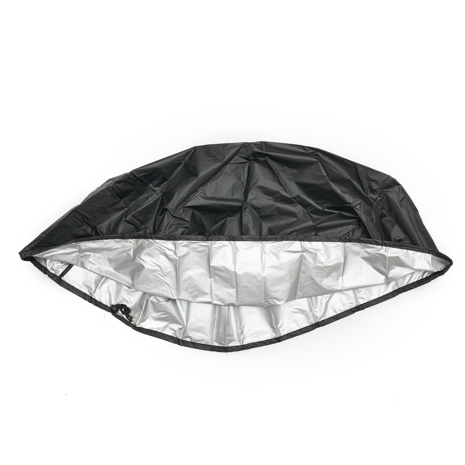 Material, Waterproof Patio Round Fire Cover, Tear Resistant, Protects Outdoor Grill from Dirt, Dust, Bird Droppings 75x30CM