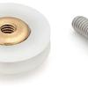 Replacement Shower Door Rollers/Runners/Wheels Grooved 19mm Diameter (19mm-4p